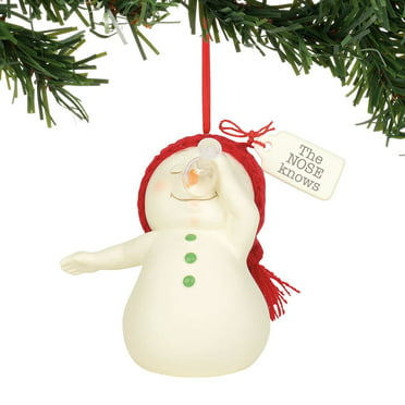 Department 56 Snowpinions Nice or Naughty Snowman Ornament 